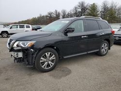 Salvage cars for sale at Brookhaven, NY auction: 2020 Nissan Pathfinder SL