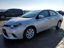 Toyota salvage cars for sale: 2014 Toyota Corolla L