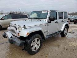 Jeep salvage cars for sale: 2012 Jeep Wrangler Unlimited Sahara