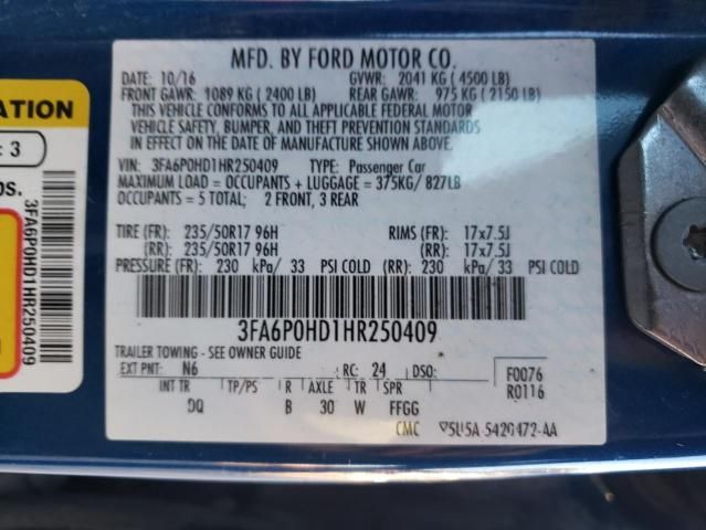 2017 Ford Fusion SE