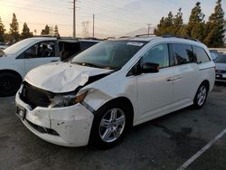 Salvage cars for sale at Rancho Cucamonga, CA auction: 2012 Honda Odyssey Touring