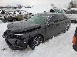 Salvage cars for sale from Copart London, ON: 2023 Honda Civic Touring