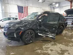 Salvage cars for sale at Mcfarland, WI auction: 2024 Chevrolet Equinox RS