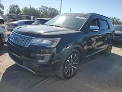 2016 Ford Explorer Platinum en venta en Riverview, FL