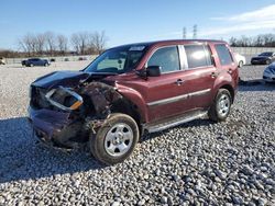 Salvage cars for sale at Barberton, OH auction: 2013 Honda Pilot LX