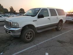 Ford salvage cars for sale: 2002 Ford Excursion XLT