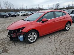 Salvage cars for sale at Bridgeton, MO auction: 2019 Chevrolet Cruze LT