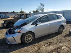 Salvage cars for sale at American Canyon, CA auction: 2015 Toyota Prius V