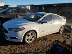 Ford Fusion salvage cars for sale: 2018 Ford Fusion SE Hybrid