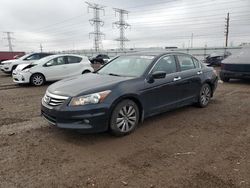 Salvage cars for sale at Elgin, IL auction: 2012 Honda Accord EXL