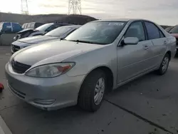 Toyota salvage cars for sale: 2002 Toyota Camry LE