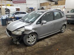 Honda salvage cars for sale: 2007 Honda FIT S