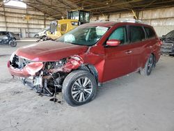 Nissan salvage cars for sale: 2017 Nissan Pathfinder S