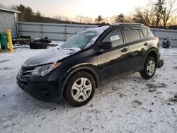 Salvage cars for sale at West Warren, MA auction: 2015 Toyota Rav4 LE