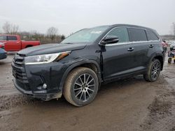 Salvage cars for sale from Copart Columbia Station, OH: 2017 Toyota Highlander SE