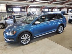 Volkswagen Golf salvage cars for sale: 2017 Volkswagen Golf Alltrack S