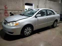 Toyota Corolla ce salvage cars for sale: 2004 Toyota Corolla CE