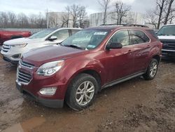 Chevrolet Equinox lt salvage cars for sale: 2016 Chevrolet Equinox LT