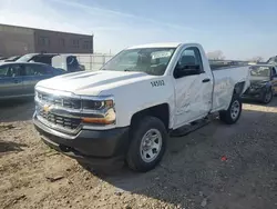 Salvage cars for sale at Kansas City, KS auction: 2018 Chevrolet Silverado K1500