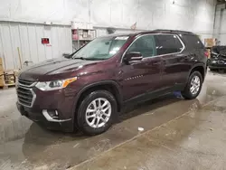 Salvage cars for sale from Copart Milwaukee, WI: 2020 Chevrolet Traverse LT