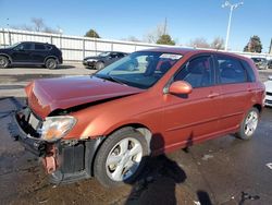 KIA spectra5 salvage cars for sale: 2008 KIA SPECTRA5 5 SX