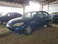 Flood-damaged cars for sale at auction: 2004 Honda Civic EX