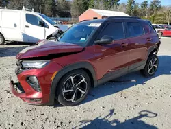 Chevrolet salvage cars for sale: 2022 Chevrolet Trailblazer RS