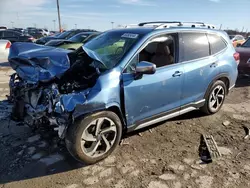 Salvage cars for sale at Indianapolis, IN auction: 2022 Subaru Forester Touring