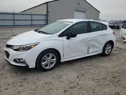 Salvage cars for sale at Lawrenceburg, KY auction: 2018 Chevrolet Cruze LT