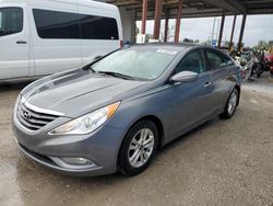 Salvage cars for sale at Riverview, FL auction: 2013 Hyundai Sonata GLS