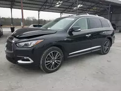 Salvage cars for sale at Cartersville, GA auction: 2017 Infiniti QX60