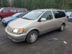 Toyota Sienna le Vehiculos salvage en venta: 2002 Toyota Sienna LE