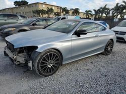 Carros salvage a la venta en subasta: 2018 Mercedes-Benz C300