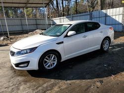 Salvage cars for sale at Austell, GA auction: 2013 KIA Optima LX