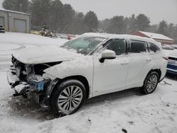 2022 Toyota Highlander Hybrid Platinum en venta en Mendon, MA