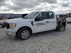 Salvage cars for sale at Temple, TX auction: 2021 Ford F150 Super Cab