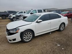 Salvage cars for sale from Copart Cleveland: 2012 Volkswagen Passat SEL