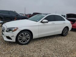 Salvage cars for sale at Taylor, TX auction: 2017 Mercedes-Benz C 300 4matic