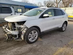 Salvage cars for sale at Wichita, KS auction: 2018 Ford Edge SEL