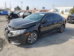 Salvage cars for sale from Copart Wilmington, CA: 2016 Honda Civic EX