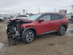 Salvage cars for sale at Dyer, IN auction: 2021 Nissan Rogue SV