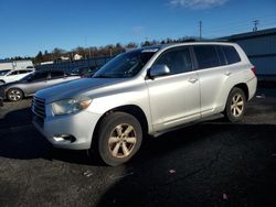 Salvage cars for sale from Copart Pennsburg, PA: 2010 Toyota Highlander