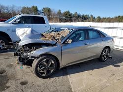 Salvage cars for sale from Copart Exeter, RI: 2023 Hyundai Elantra SEL