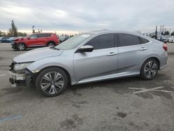 Salvage cars for sale at Rancho Cucamonga, CA auction: 2017 Honda Civic EXL