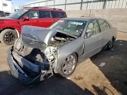 Salvage cars for sale at Albuquerque, NM auction: 2001 Lexus LS 430