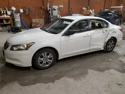 Salvage cars for sale at Ebensburg, PA auction: 2012 Honda Accord LXP