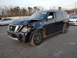 Salvage cars for sale at Glassboro, NJ auction: 2018 Nissan Armada SV