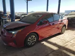 Salvage cars for sale at Phoenix, AZ auction: 2017 Toyota Prius