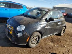 Salvage cars for sale at Brighton, CO auction: 2015 Fiat 500 POP