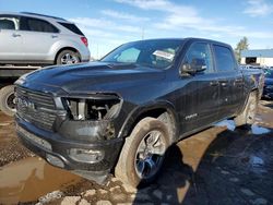 Salvage cars for sale at Woodhaven, MI auction: 2022 Dodge 1500 Laramie